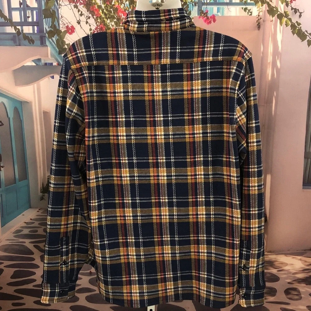 NWT J. Crew Seaboard Soft-Knit Plaid Button Up Shirt